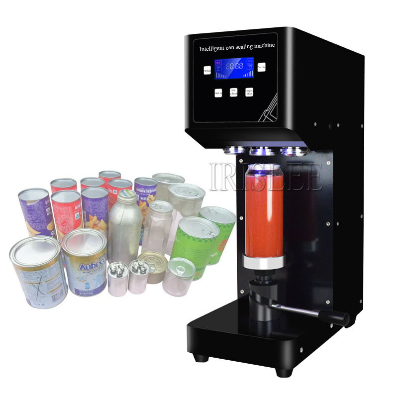 Macchina automatica commerciale per la sigillatura di lattine macchina per la sigillatura di lattine di birra per negozio di tè al latte