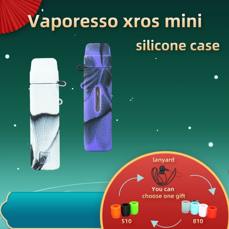 Funda de silicona para Vaporesso xros mini, carcasa protectora de goma suave, 1 piezas