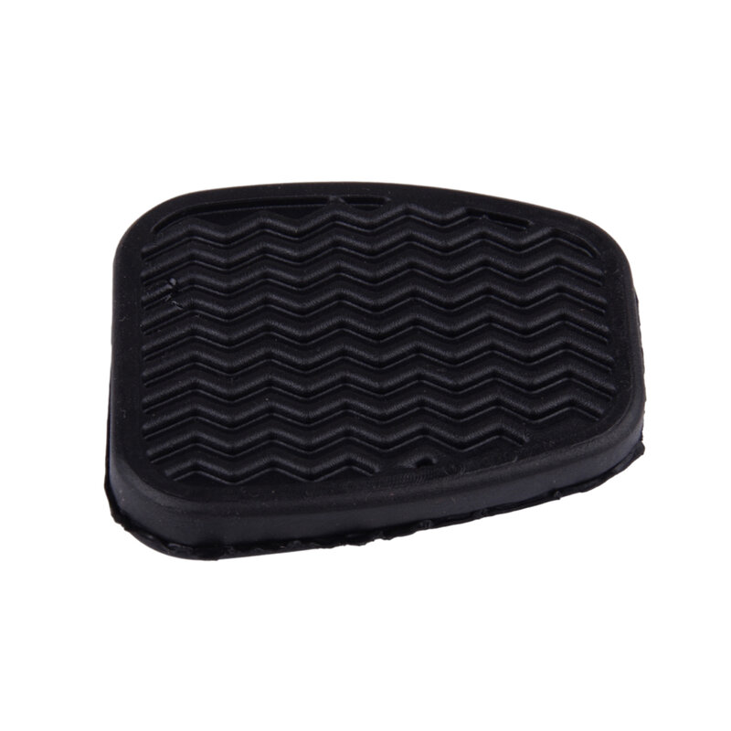 2pcs/Set Universal Car Brake Clutch Pedal Pad Cover Replacement Black Rubber 4.9*5.75*3.1cm
