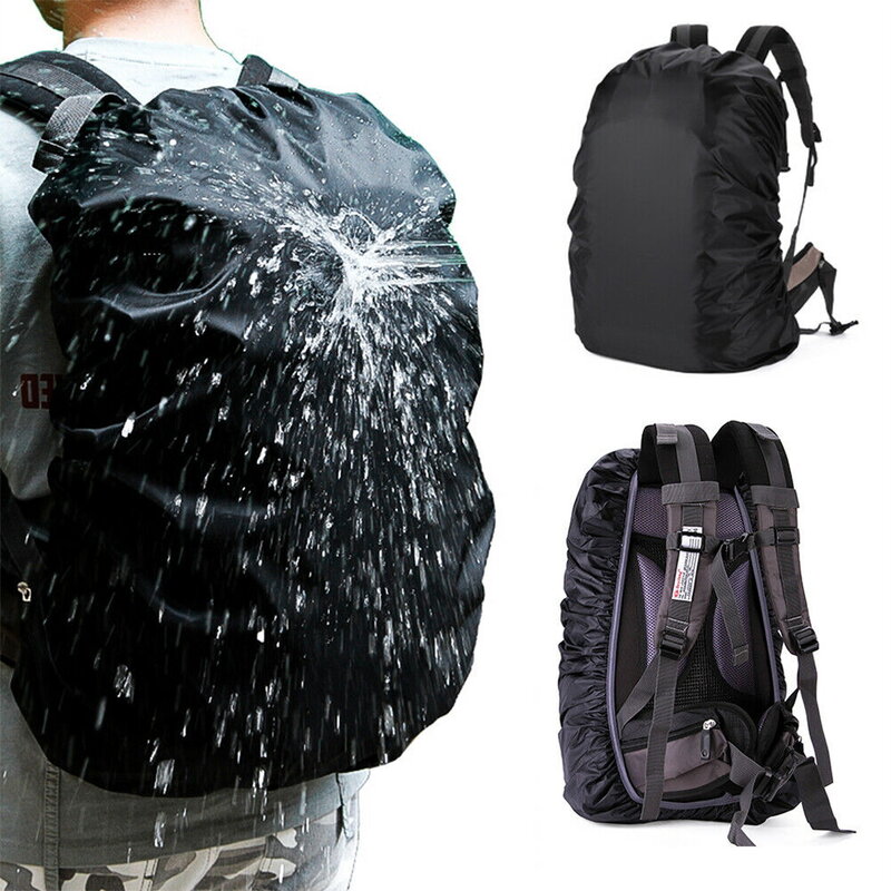 Backpack Rain Cover 20L-70L Travel Foldable Dustproof Case Letter Name Pattern Waterproof Camping Bag Raincover Backpack Case