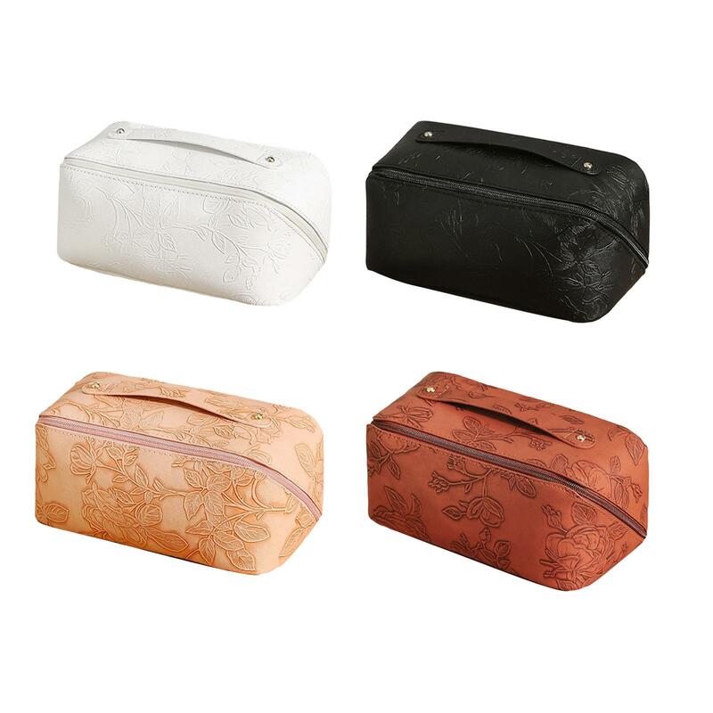 Multifunctional Storage Makeup Bag Travel Essentials Oil Case Portable Lightweight for Bedroom Bathroom Office Camping Travel