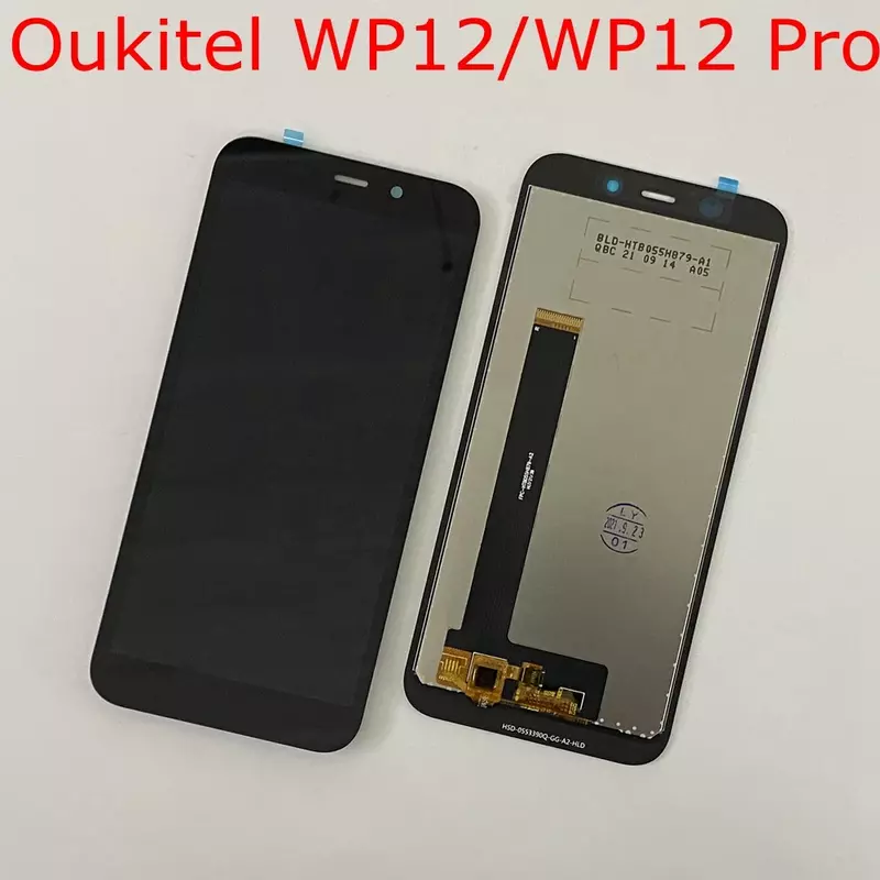 Nuovo originale 5.5 "per OUKITEL WP12 Display LCD + Touch Screen Digitizer Assembly Parts per Oukitel WP12 Pro Display LCD