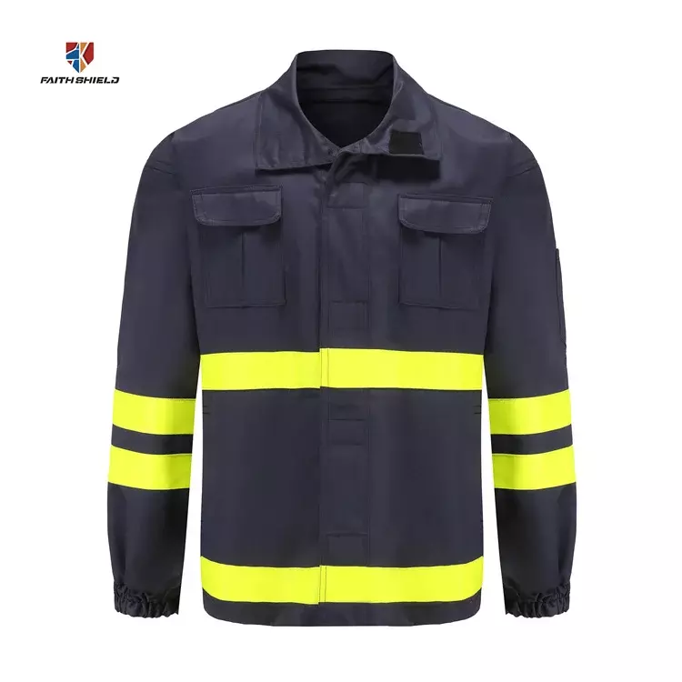 Custom Reflector Strip Uniform Proof Vuur Vlam Weerstand Cut-Protection Lassen Warmte-Bescherming Winkel & Werkkleding Vrouwen Mannen