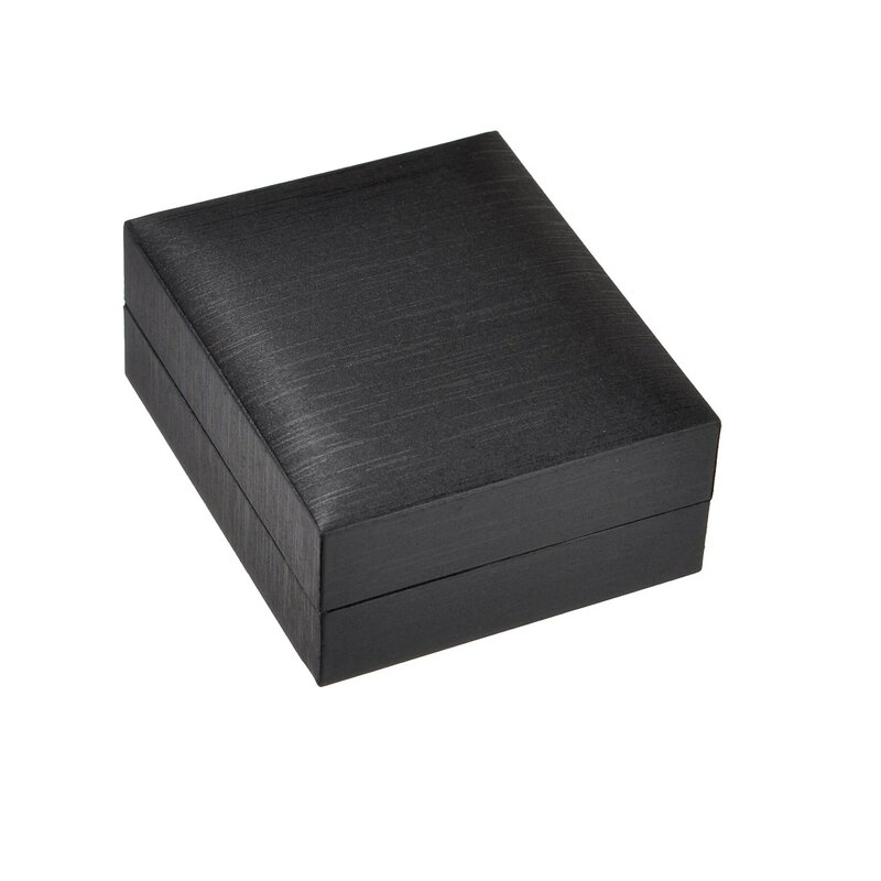 Scatola di collana nera per scatole di imballaggio per vetrine regalo scatole di immagazzinaggio della catena della collana del pendente per il commercio all'ingrosso del negozio