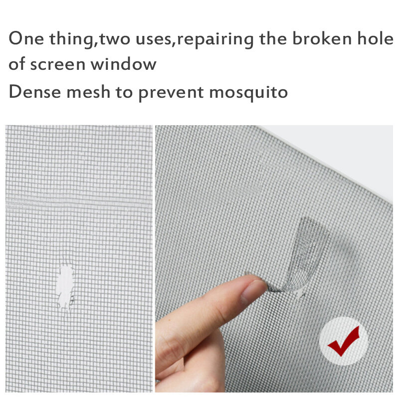 อุปกรณ์เสริมสำหรับซ่อมแซมประตูหน้าต่างมุ้งลวดผ้ากันแมลงใช้ในบ้าน