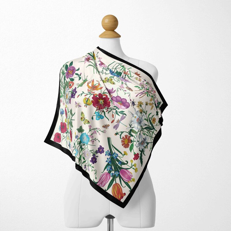 Bufanda de diseño clásico para mujer, Bandana para el cuello, Hijab, chal, moda, 2023
