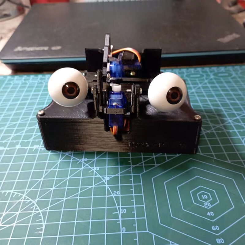 Stoom 2 Dof Robotachtig Oog Voor Esp8266 Wifi App Of Pc Control Open Source 3d Printing Onderdelen Met Sg90 Programmeerbare Robot Diy Kit