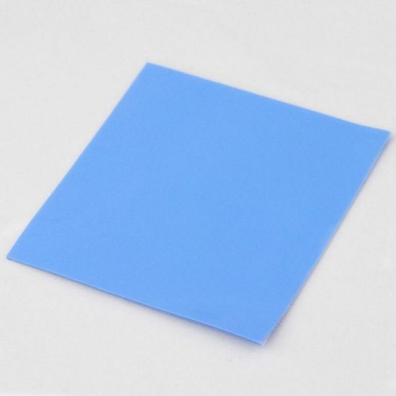 100mm X 100mm X 0.5mm GPU CPU Heatsink Cooling Thermal Conductive Silicone Pad For TV Boards Proper Electronics High Performance