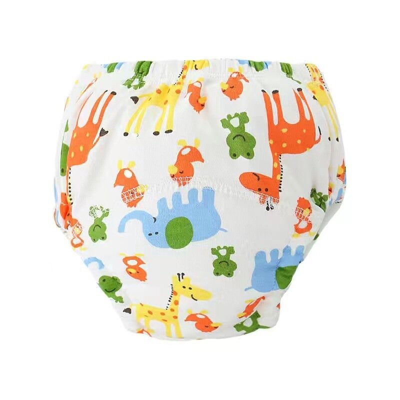 6 Layers Baby Elinfant 2 Size Diapers For Swimming Absorbent Ecological Diapers Reusable Training Panties Happy Flute Newborn
