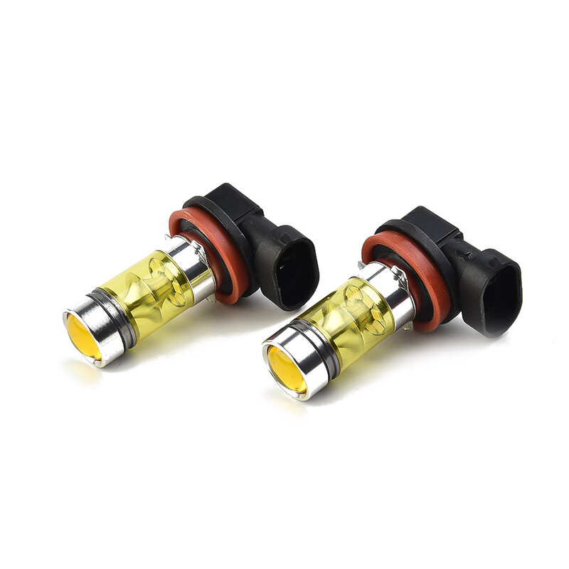 Fog Bulbs Bulbs Fog Light 2× 4300K Accessory DRL Driving Hot Led Parts Replacement Super Bright 100W Universal