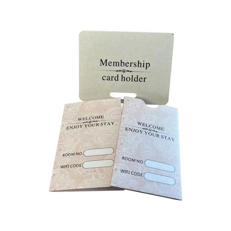 Universal version room card envelop holder sleeves factory price supporting customize