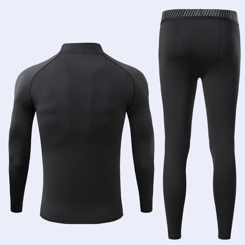 Sous-vêtements thermiques de sport Dry Fit pour hommes, collants d'entraînement, ensemble de vêtements d'entraînement, jogging, course à pied, salle de sport