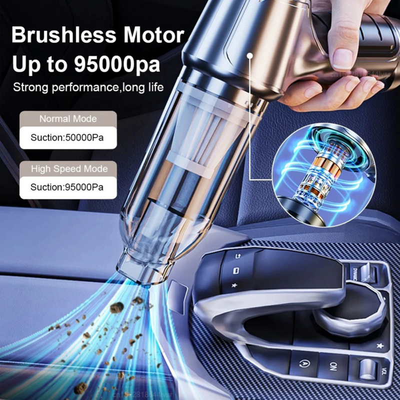 99000PA 5 in 1 Wireless Vacuum Car Vacuum Cleaner Powerful Cleaning Machine Car Accessories Home Wireless Cleaner Appliance