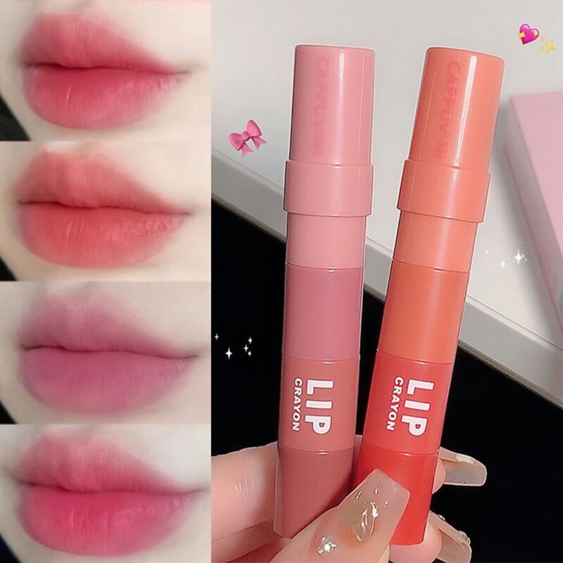 Long Lasting 4 In 1 Make Up Matte Lipstick Waterproof Velvet Lipstick Gift  for Women