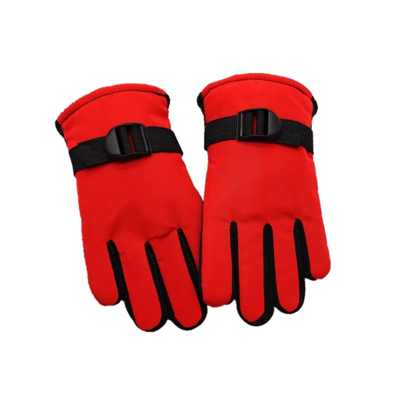 Rękawiczki narciarskie zimowe 127D Wodoodporne rękawice termiczne dla dzieci wieku 3–13 lat