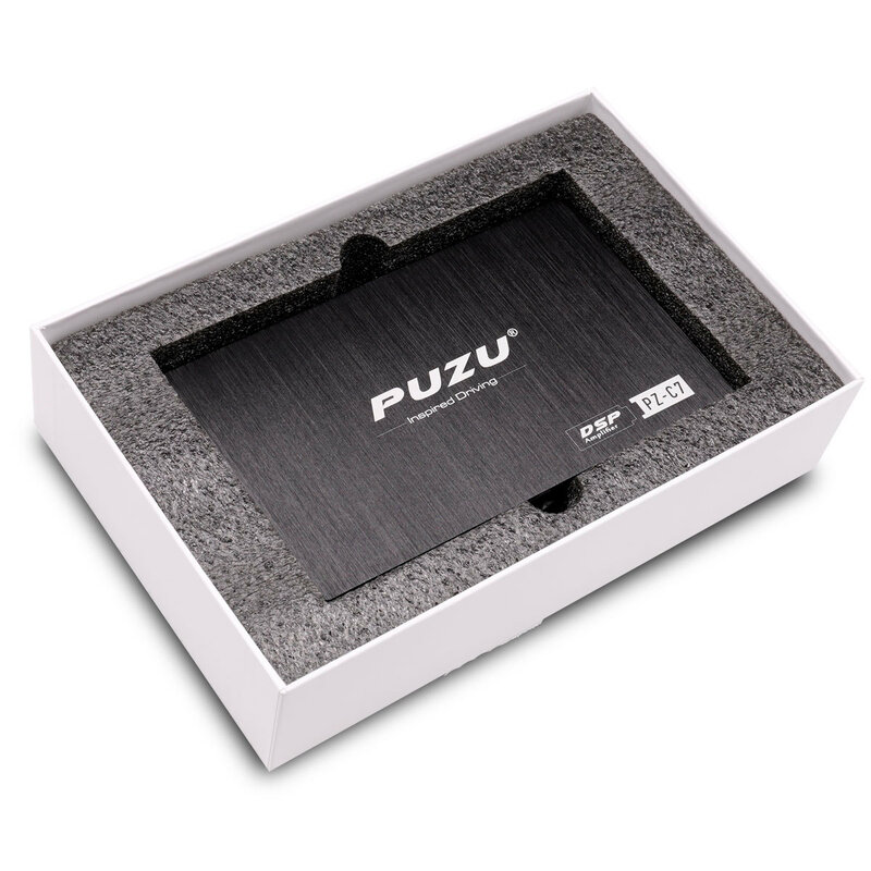 PUZU-arnés de cableado de PZ-C7 para coche, amplificador DSP de 4x150W, Radio de coche, actualización de sonido, procesador de señal de Audio Digital para Hyundai y VOLKSWAGEN