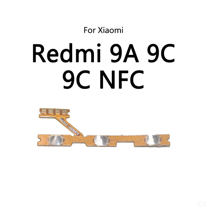 زر الطاقة التبديل زر كتم الصوت تشغيل/إيقاف الكابلات المرنة ل شاومي Redmi 9 9A 9C