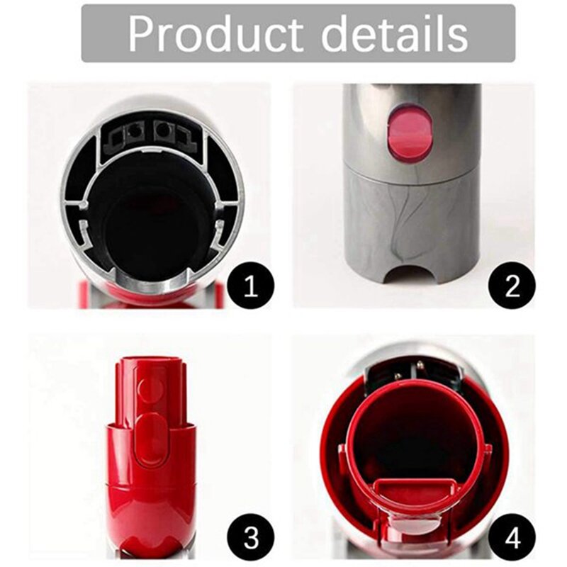 Top Bottom Adapter For Dyson V7 V8 V10 V11 Quick Release Multi-Angle Rotation Adapter Vacuum Cleaner Accessories