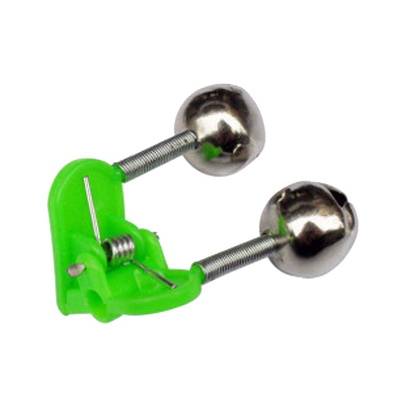 1pc Fishing Bite Alarms Fish Rods Bell Pole Clamp Tip Clips Ring Green Plastic Outdoor Pesca Fish Tackle Tools Accessories