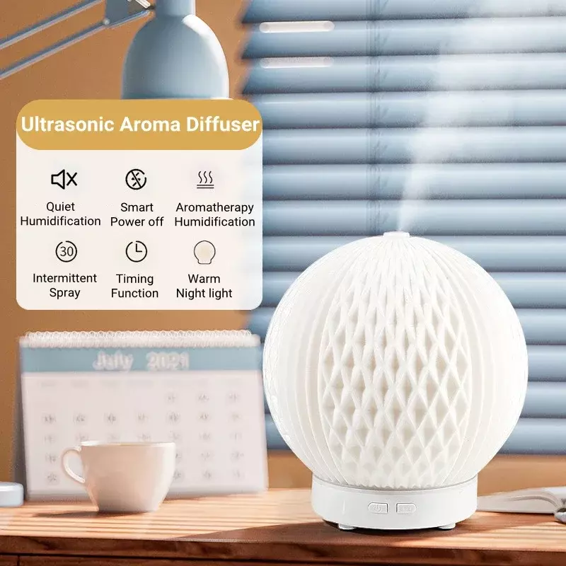 Colorful Night Light Aroma Humidificador Home Desktop Electric Essential Oil Diffuser USB Ultrasonic Air Humidifier with