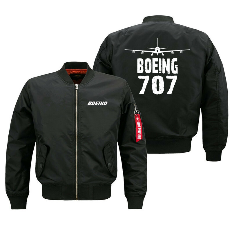 남성용 보잉 707 파일럿 봄버 재킷, 용수철 가을 겨울 코트, S-8XL, 신상