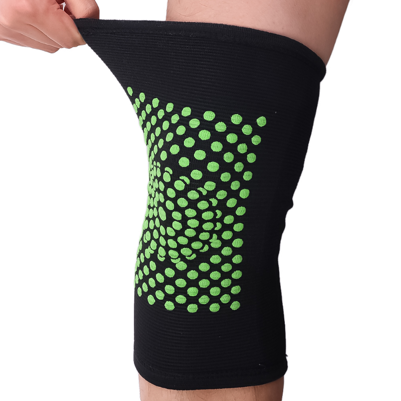 Wormwood自己発熱膝パッドは関節痛を和らげます。膝パッド包帯ナイロン弾性膝スリーブフィットネスニースリーブ