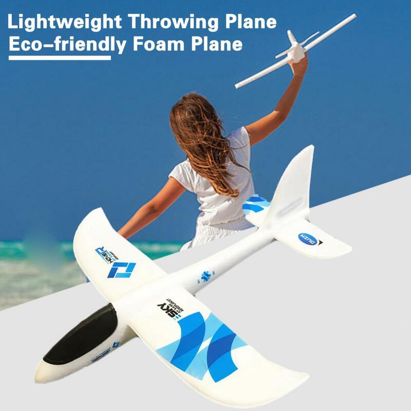 Летающая игрушка, легкий Летающий самолетик, веселая уличная игрушка для детей, активный экологически чистый пенопластовый самолет, планер, летающий самолетик