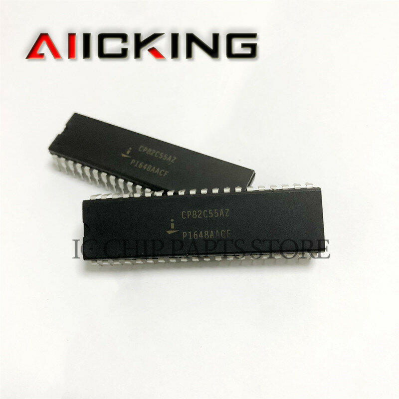CP82C55AZ-Programmable Chip IC integrado, DIP40, CMOS, interface periférica, 100% original, em estoque, 2Pc Lot