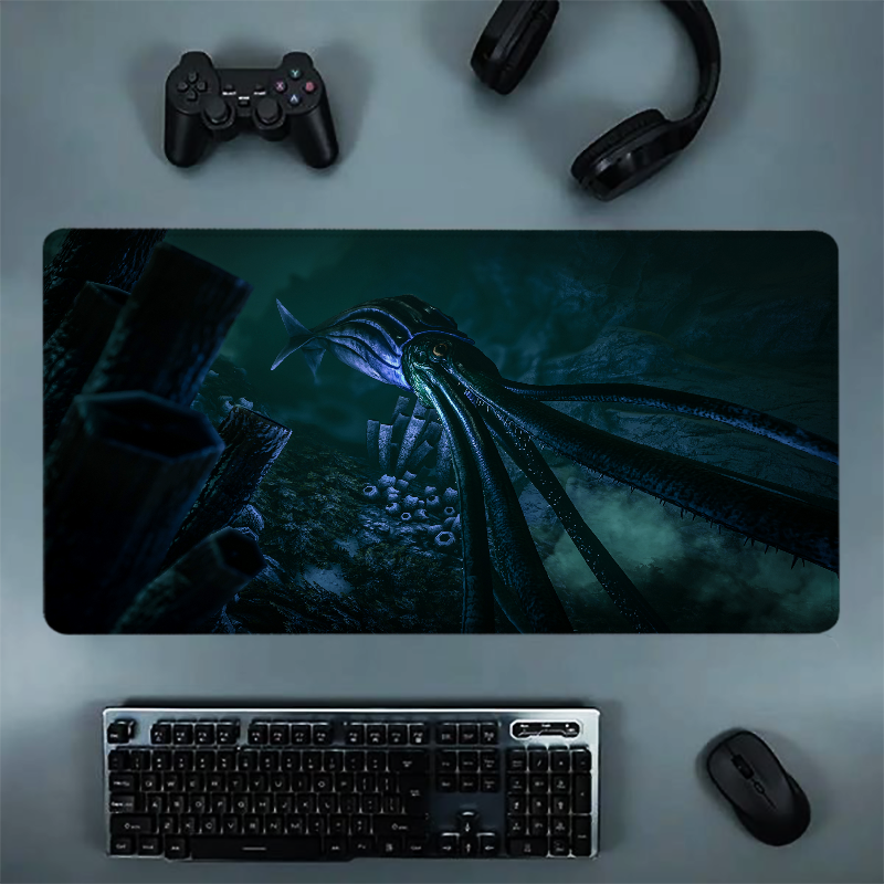 Behemoth of the Deep Gaming Mouse Pad Anime Desk Mat Mousepad Gamer Office Accessories Game Mats Deskmat Mause Pads Pc Xxl Large