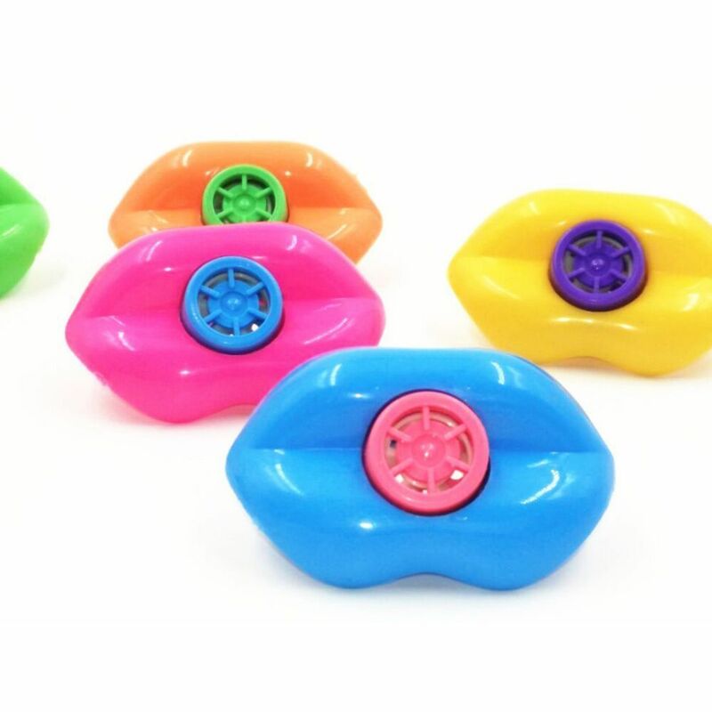 Plastic Whistle Mouth for Kids, Lip Whistle, Party Toys Supplies, Game Prize, Super Funny, Birthday Gift