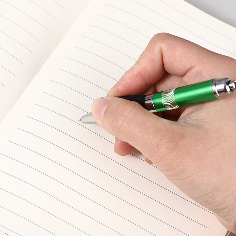 Pierścień sprzączki smycz papeteria wysuwany breloczek do kluczy długopis pióro neutralne łatwe klamra do pociągnięcia pisania długopisem