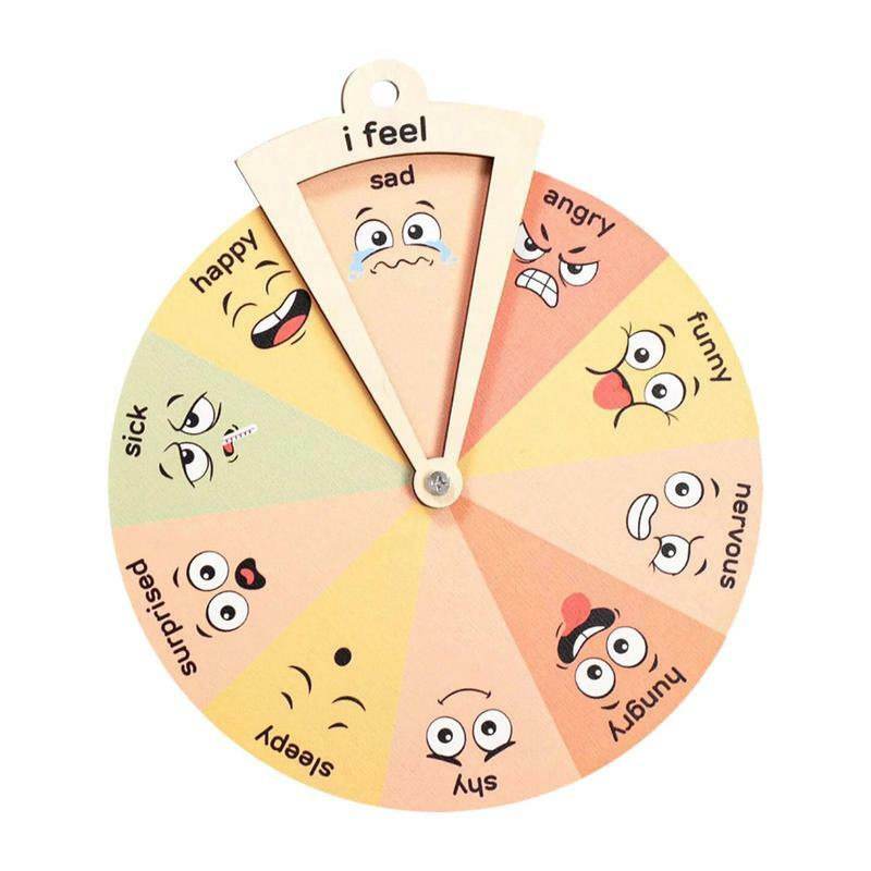 Emoção Wheel Expression Emotions Gráfico, Montessori Brinquedos, Feeling Wheel, Sentimentos Saúde Mental, Cor, Pré-escolar