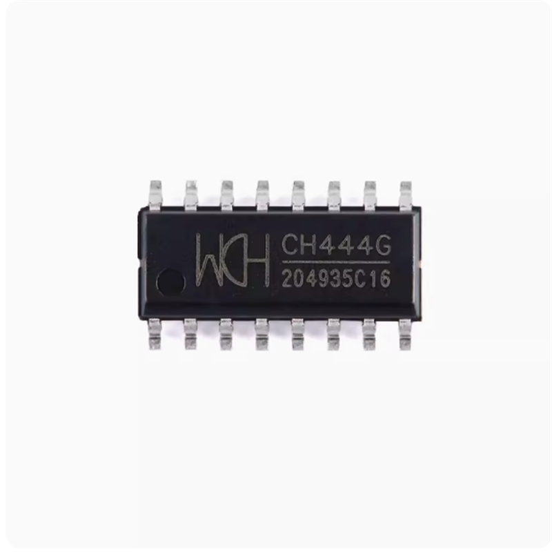 Chip de interruptor analógico de baja resistencia, 5 piezas, CH444G SOP-16 2, polo único, cuatro tiro, 5V