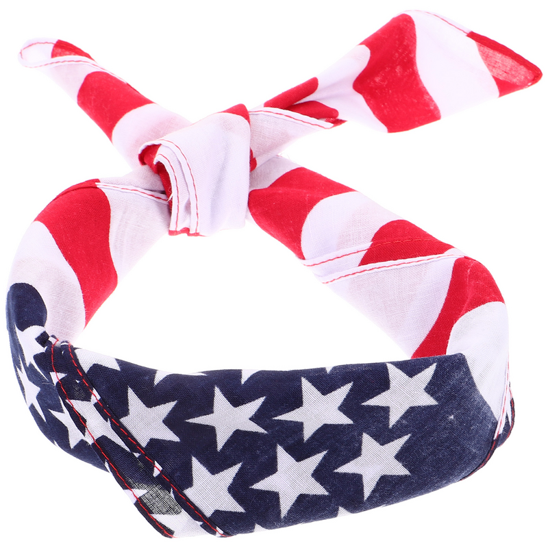 Мужские карманные квадратные банданы в американском стиле, американская модель, американский флаг США, уличные головные уборы, маленький мужской шарф