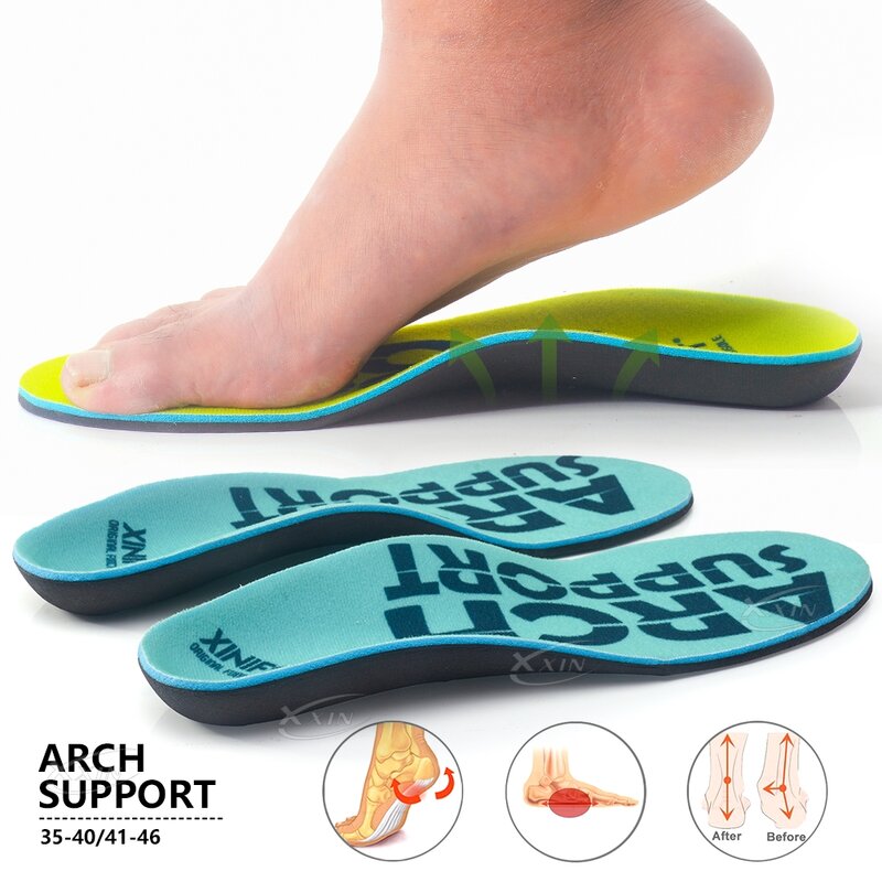 【Xxin】Arch Support Insole Orthopedic Insole Men Women Sport Shoe Insert Flat Foot Shoe Pad Size35-46
