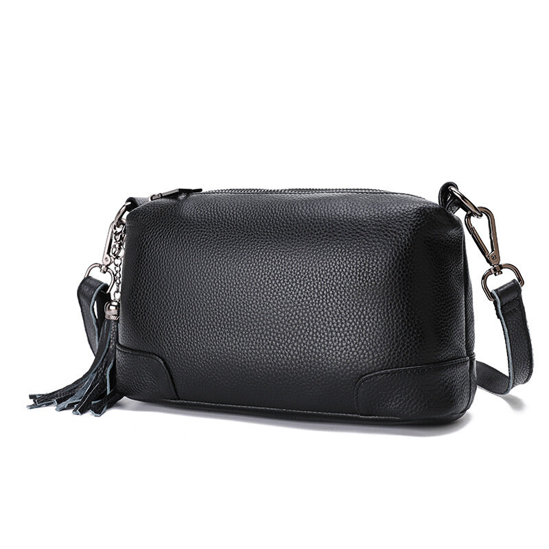 leather women Messenger Bag head layer leather atmosphere  0412