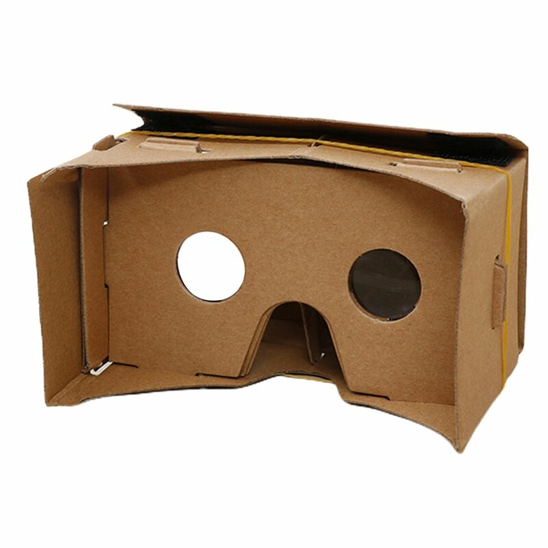 3D for Google Virtual Reality Glasses for Smartphone High quality DIY Magnet Google Cardboards Glasses Fashion Clear Cardboard