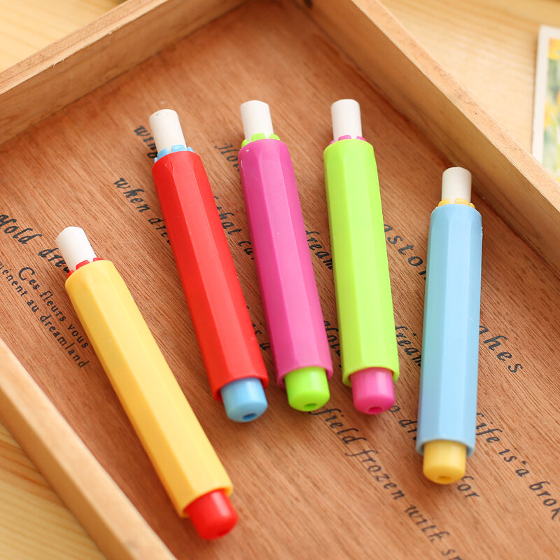 5pcs Colourful Chalk Holder Clip Health Non-toxic  Chalk Holders Clean for Teachers Writing Children Drawing Board Accessories