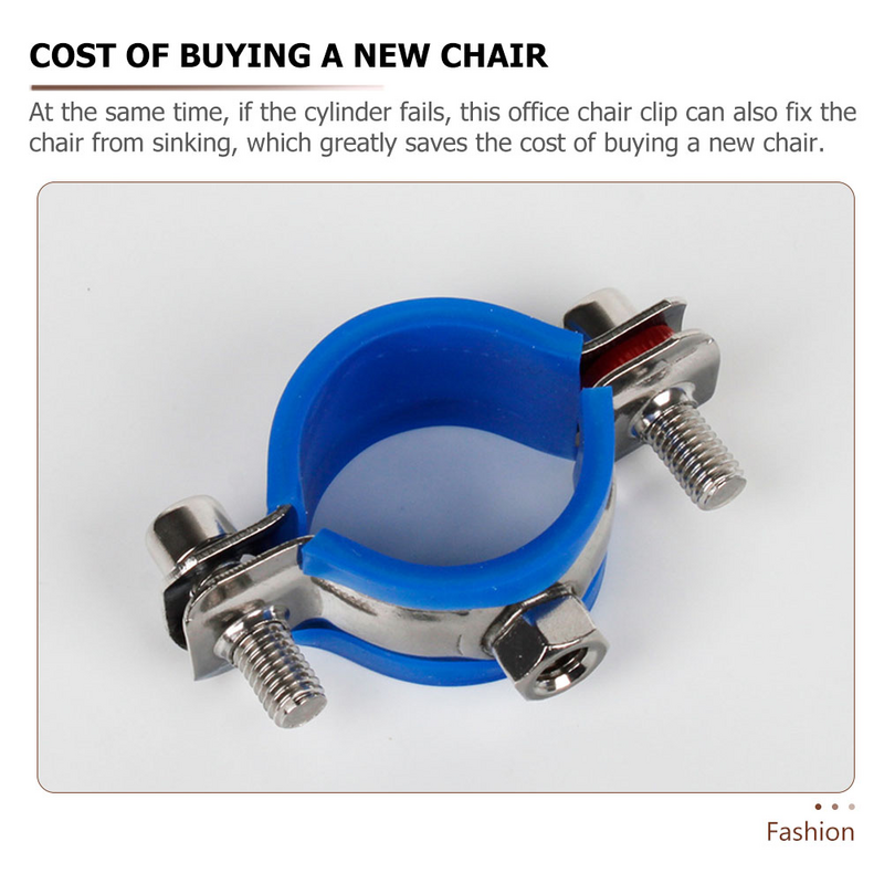 Abrazadera de repuesto para ahorro de silla de oficina, herramienta de tope para sillas de acero inoxidable