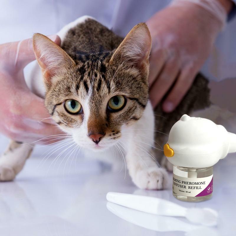 Diffusore a feromoni per gatti Cat feromone Plug-In Relaxants Start Kit ricarica da 30 giorni Spray calmante per una casa rilassante e rilassante