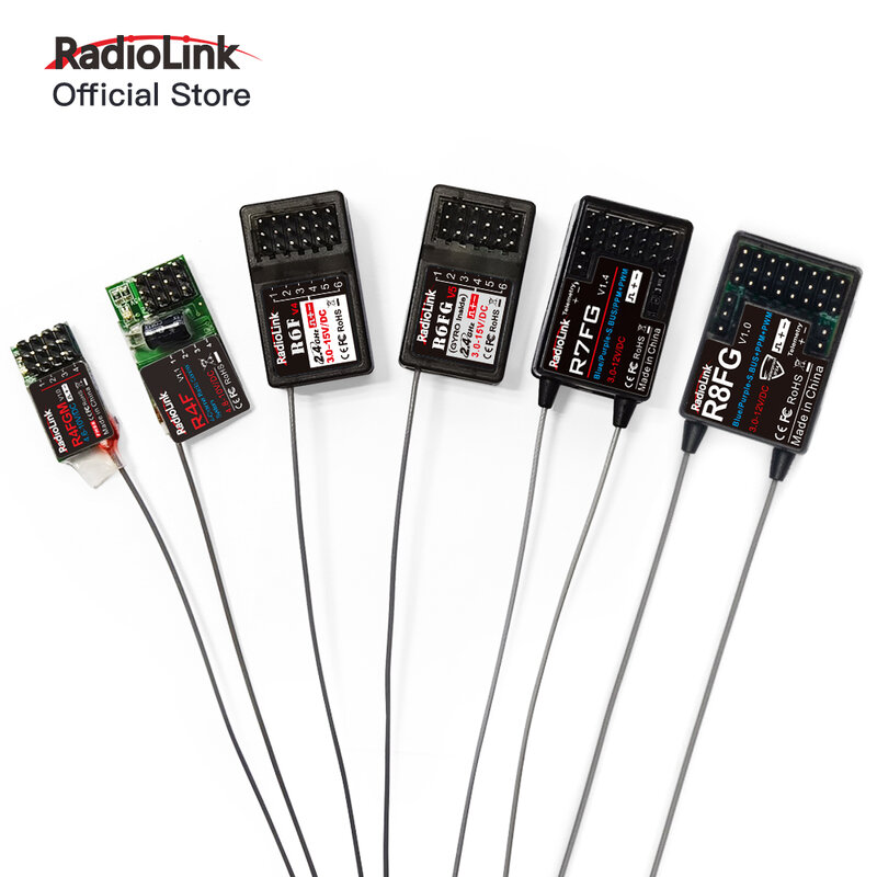 Radiolink R4FGM R4F R6FG R6F R6DSM R6DS R7FG R8F R8EF R8FM R8SM  R12DSM R12DS R9DS RC Mini Receiver for RC Cars Boats Drone