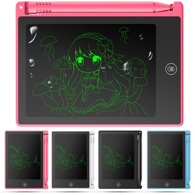 Tableta de escritura portátil, tablero con bolígrafo de 4,4 pulgadas, LCD, dibujo Digital, grafiti con bolígrafo