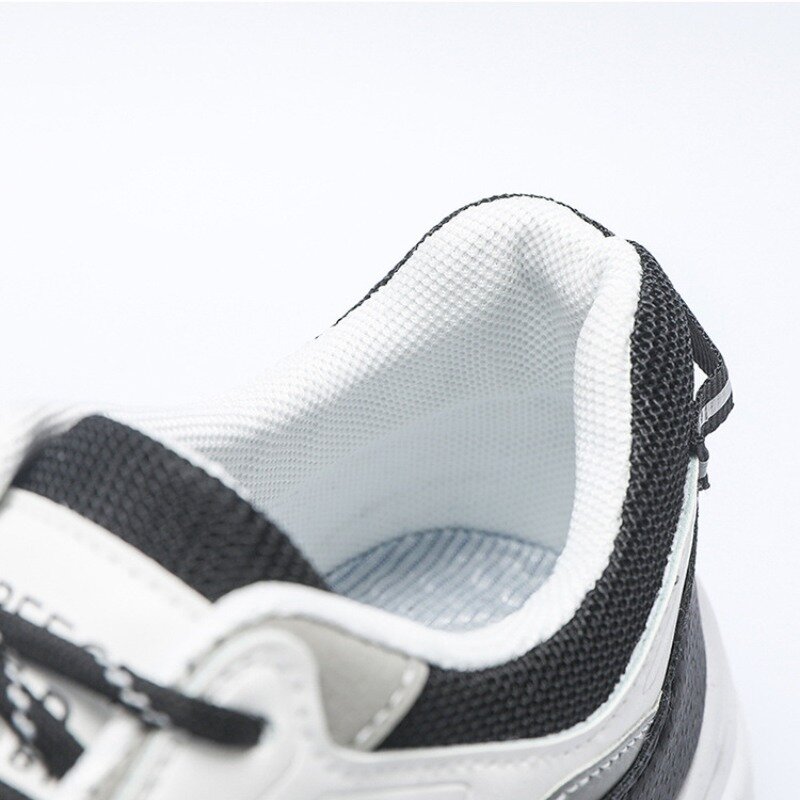 Sneakers kasual musim semi musim gugur sepatu lari olahraga antiselip awet modis sepatu jalan Platform Lace-up