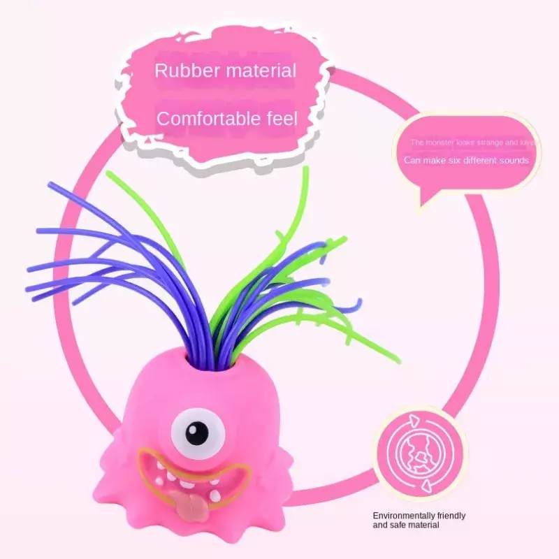 New Little Monster Pulls Hair Screams Decompresses and Ventilates Children's Puzzle Toys Wholesale Christmas Halloween Gifts