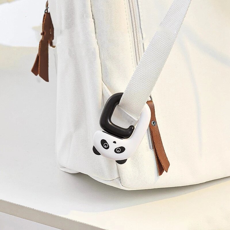 Cute Portable Bag Hook Animal Plastic Table Hook Purse Handbag Travel Bag Organizer Holder Office Decor Plastic Desk Side Hooks