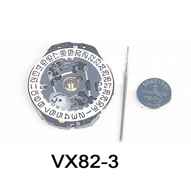 Akcesoria do zegarka ruch nowy kwarc VX82-3movement ruch kwarcowy VX82E ruch trzy igły