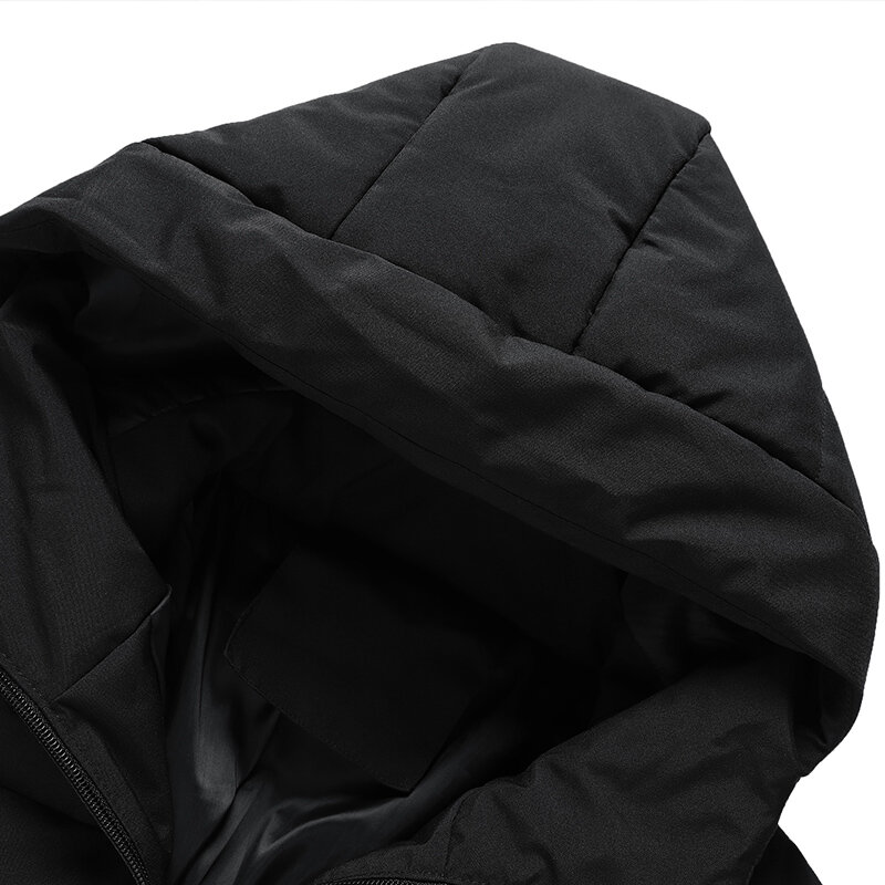 Мужская Утепленная куртка с капюшоном, Флисовая теплая парка, верхняя одежда, 2019