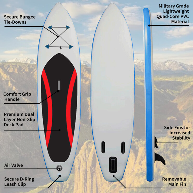 TOPKO-Desenhos animados Sup Paddle Board para o mar, prancha inflável e dobrável, impressão de flores, animais, venda quente, transporte da gota, verão