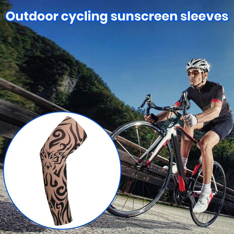 1 шт. велосипедный рукав с защитой от УФ-лучей и татуировок