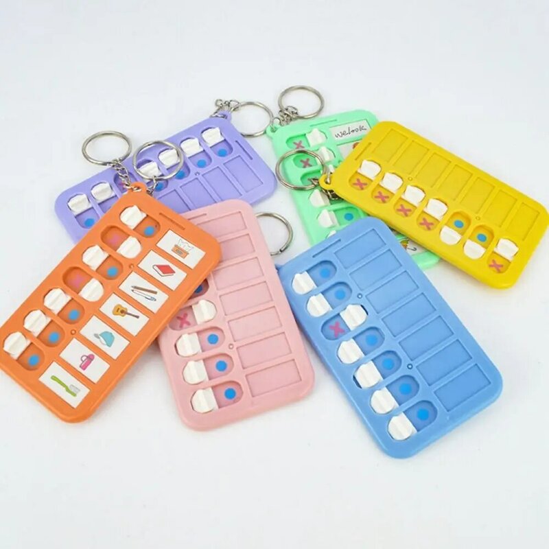 Daily Task Planning Board Self-discipline Punch Card Device Detachable Chores Checklist Schedule Memo